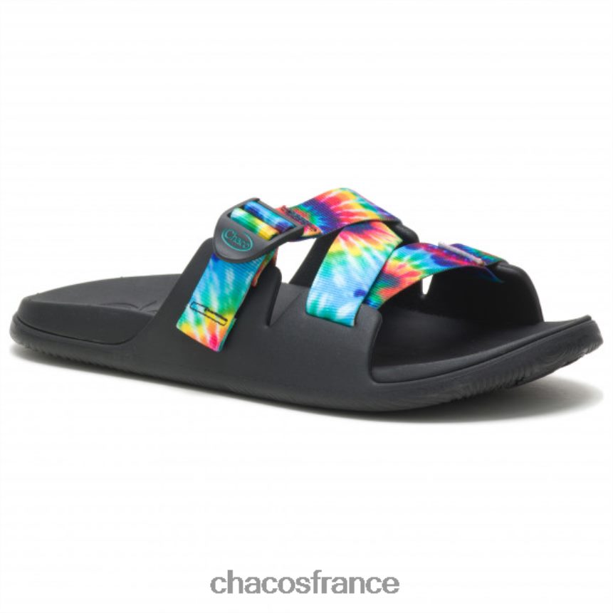 Chaco 4200P8498 unisexe sandales à enfiler chillos tie-dye foncé chacos