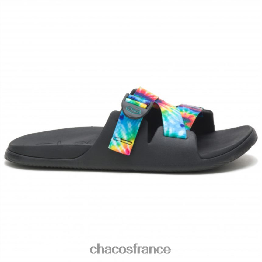 Chaco 4200P8498 unisexe sandales à enfiler chillos tie-dye foncé chacos