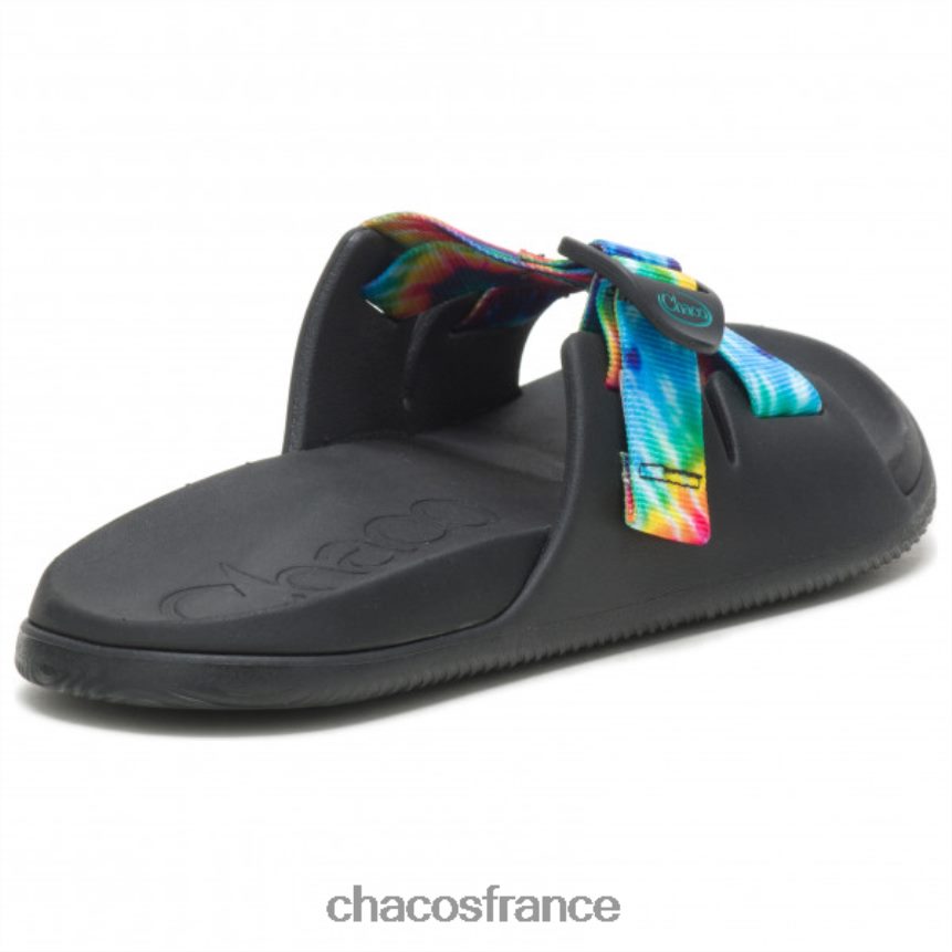 Chaco 4200P8498 unisexe sandales à enfiler chillos tie-dye foncé chacos