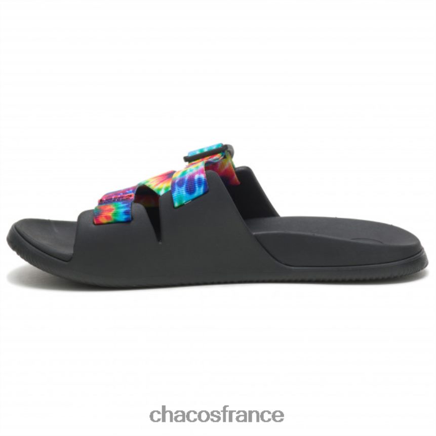 Chaco 4200P8498 unisexe sandales à enfiler chillos tie-dye foncé chacos