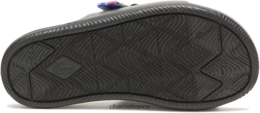 Chaco 4200P8213 enfants chacos de sandale ecotread z/1 tie dye foncé pour grand enfant teinture de cravate foncée