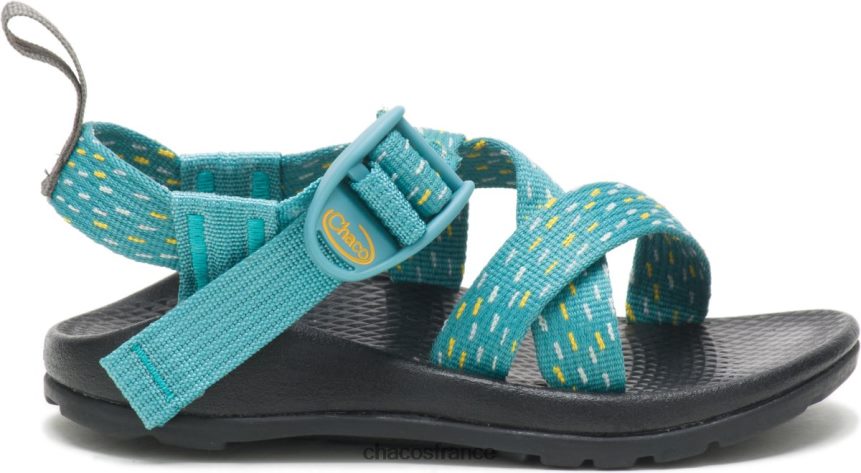 Chaco 4200P8222 enfants sandale clip aqua chacos z/1 ecotread pour petit enfant clip aqua