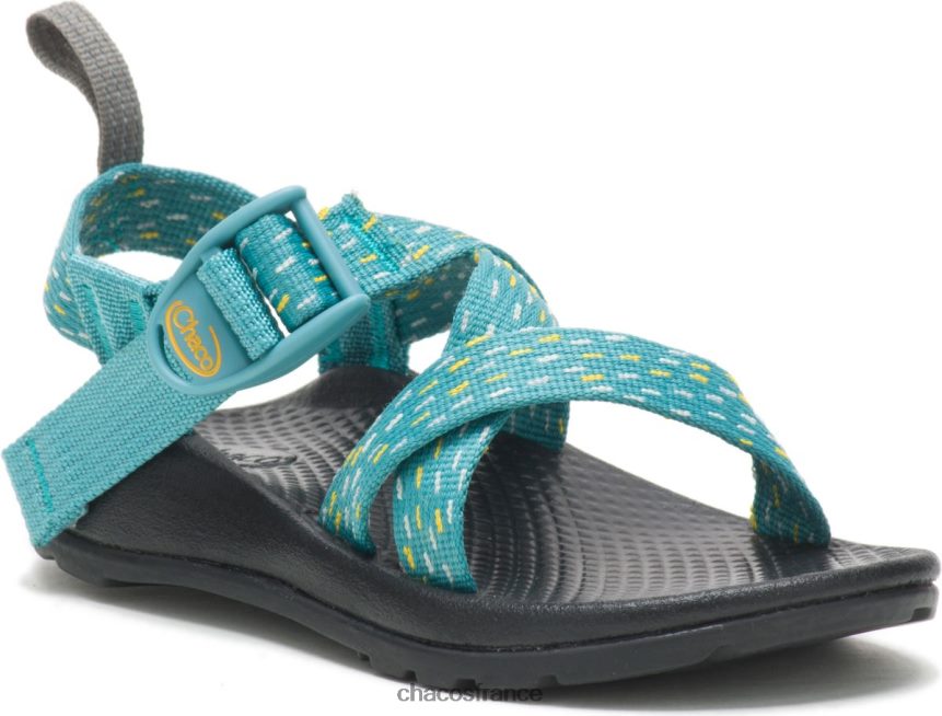 Chaco 4200P8222 enfants sandale clip aqua chacos z/1 ecotread pour petit enfant clip aqua
