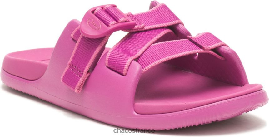 Chaco 4200P8247 enfants sandale slide chillos petit enfant périphérie fuchsia chacos périphérie fuchsia