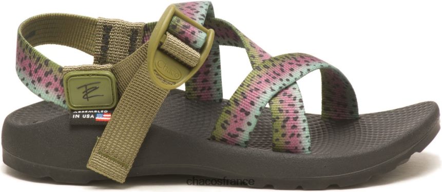 Chaco 4200P853 enfants truite arc-en-ciel big kid's z1 x thomas rhett chacos truite arc-en-ciel