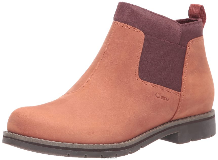 Chaco 4200P8366 femmes acajou chacos botte chelsea cataluna explorer pour femme acajou