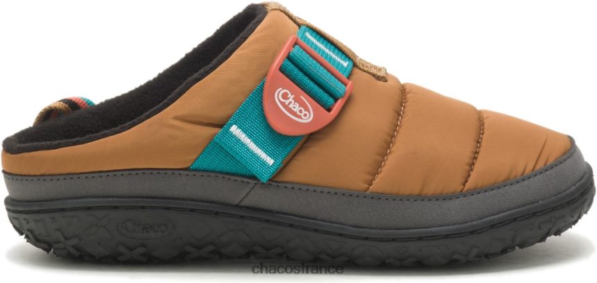 Chaco 4200P815 femmes sabots bouffants ramble chacos rétro marron chameau pour femmes marron chameau rétro