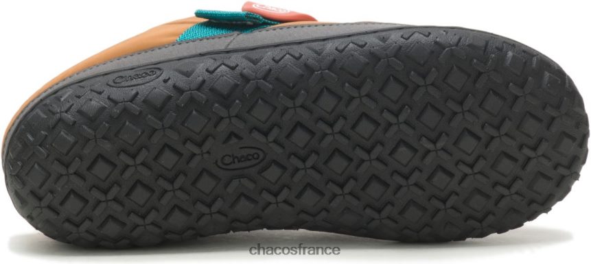 Chaco 4200P815 femmes sabots bouffants ramble chacos rétro marron chameau pour femmes marron chameau rétro