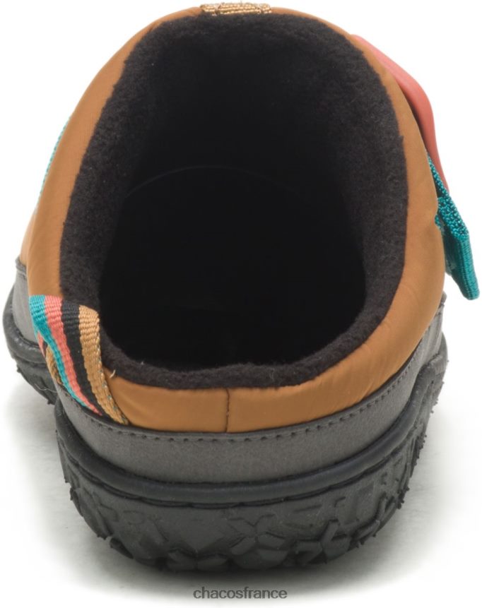 Chaco 4200P815 femmes sabots bouffants ramble chacos rétro marron chameau pour femmes marron chameau rétro