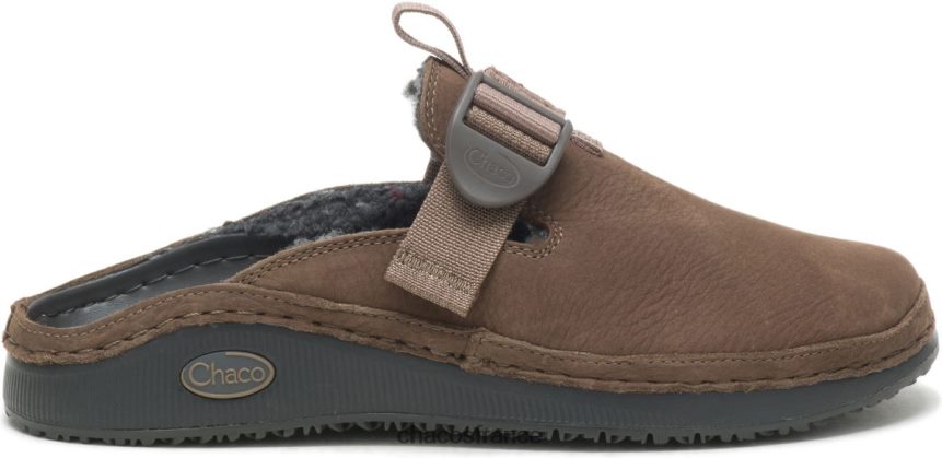 Chaco 4200P81 femmes sabot paonia pour femme fluff chacos marron terre brun terre