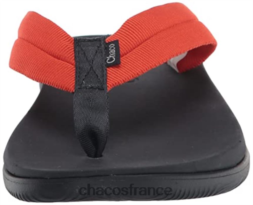Chaco 4200P8341 femmes tube épicé orange chillos flip sandale chacos pour femmes tube orange épicée
