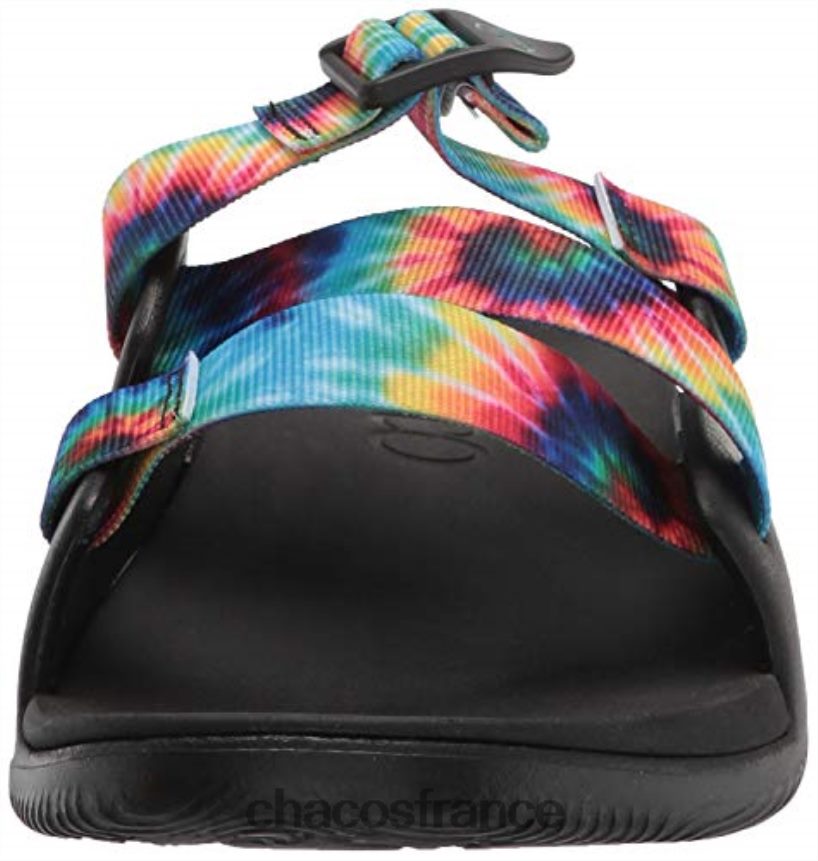 Chaco 4200P8273 femmes Chillos Slidechillos Slide Sandale Dark Tie Dye Chacos pour femme teinture de cravate foncée