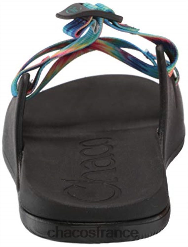 Chaco 4200P8273 femmes Chillos Slidechillos Slide Sandale Dark Tie Dye Chacos pour femme teinture de cravate foncée