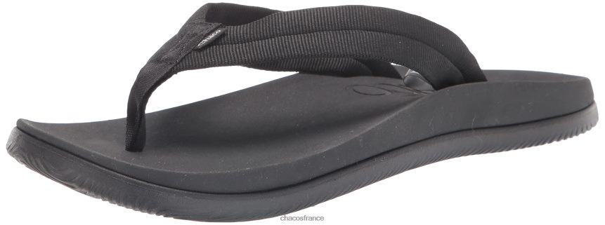 Chaco 4200P8389 femmes tongs tube black chacos chillos pour femmes