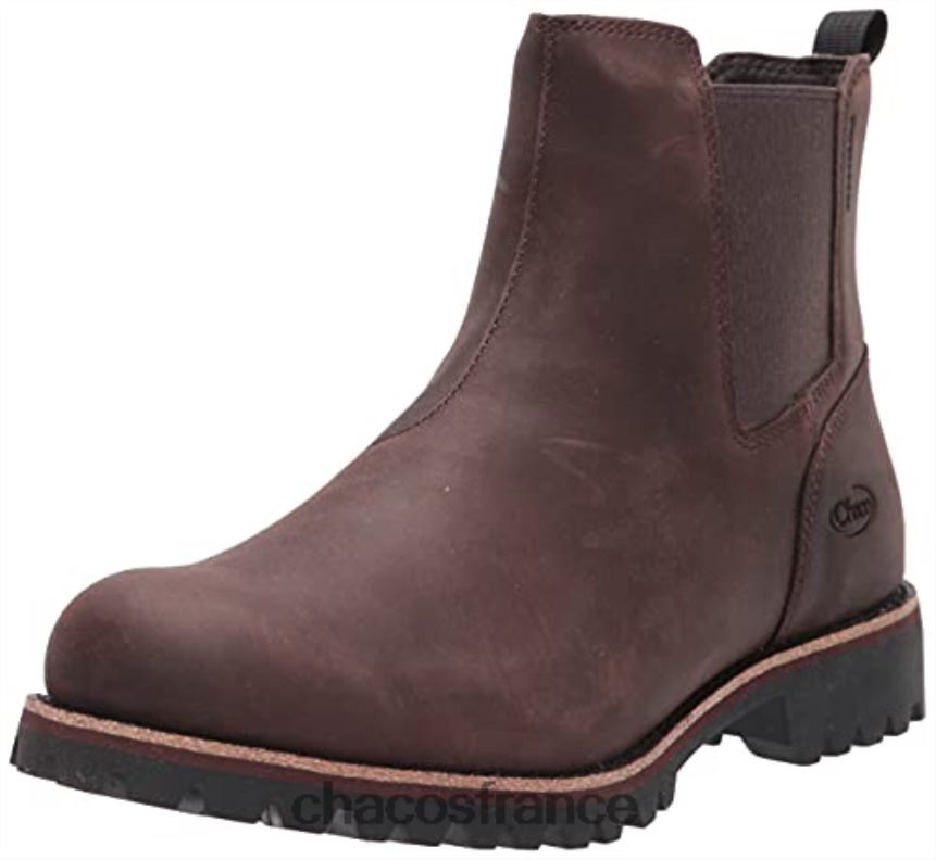 Chaco 4200P8373 Hommes Botte imperméable Fields Chelsea Chacos marron foncé pour hommes marron foncé