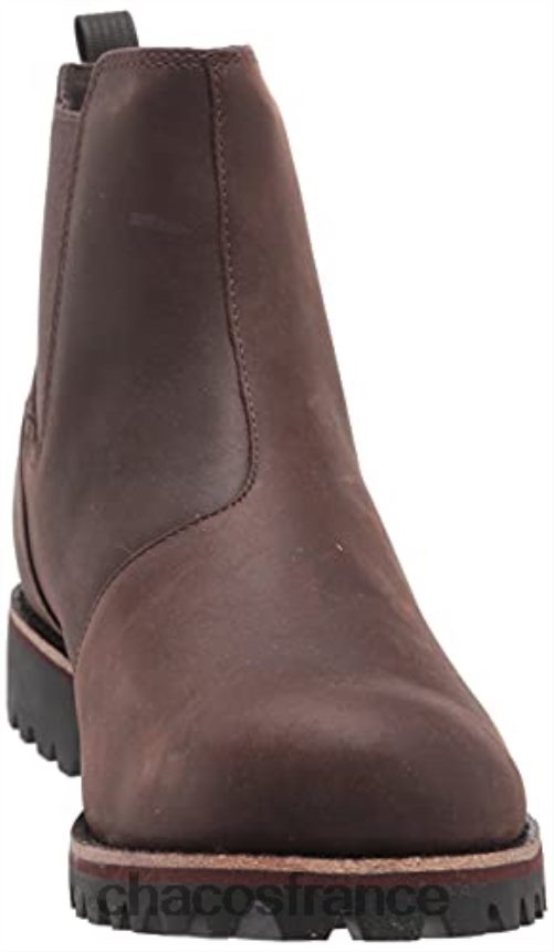 Chaco 4200P8373 Hommes Botte imperméable Fields Chelsea Chacos marron foncé pour hommes marron foncé