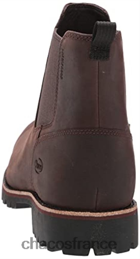 Chaco 4200P8373 Hommes Botte imperméable Fields Chelsea Chacos marron foncé pour hommes marron foncé