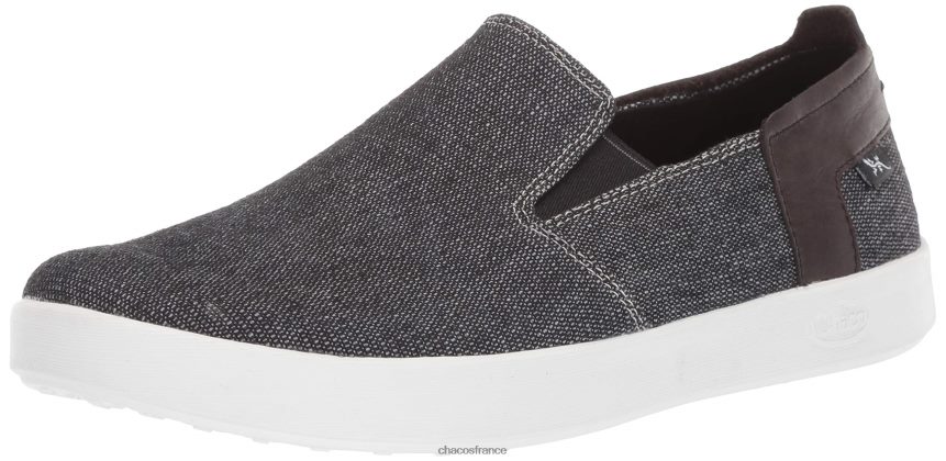 Chaco 4200P8475 Hommes chaussures à enfiler en tissu Davis pour hommes Chacos noires