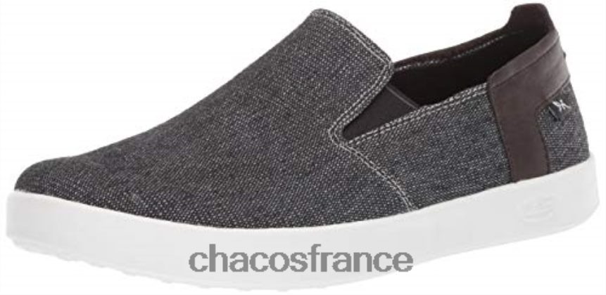 Chaco 4200P8475 Hommes chaussures à enfiler en tissu Davis pour hommes Chacos noires