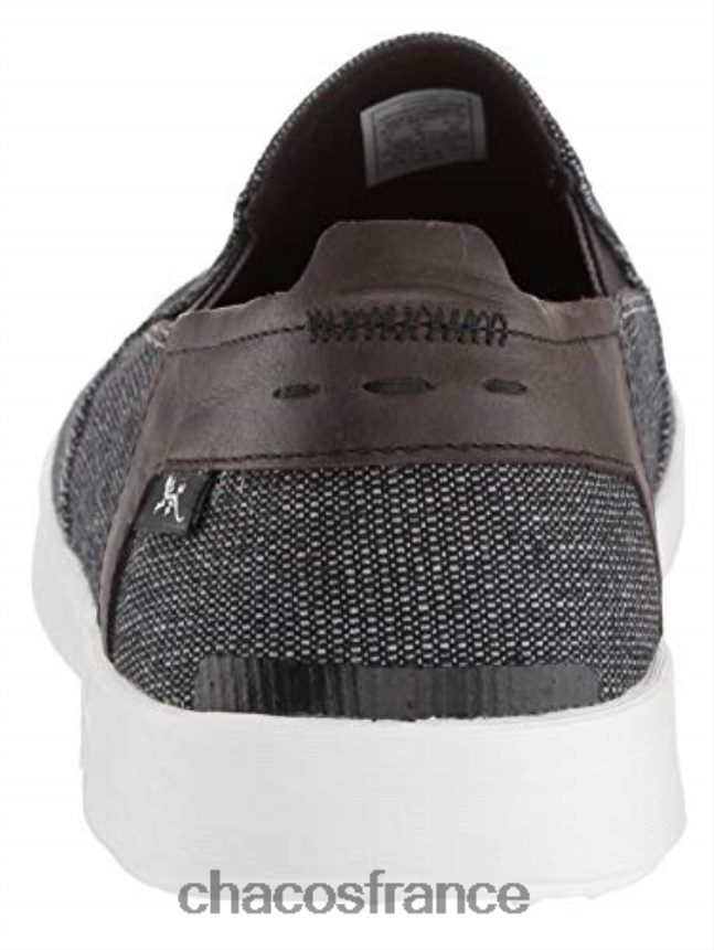 Chaco 4200P8475 Hommes chaussures à enfiler en tissu Davis pour hommes Chacos noires