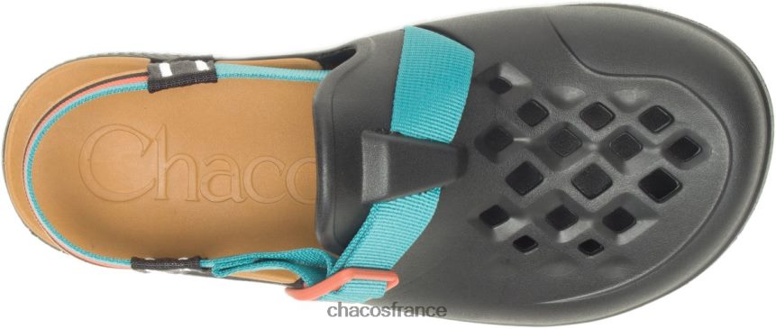Chaco 4200P8144 Hommes chillos slide pour hommes chacos rétro noir rétro noir