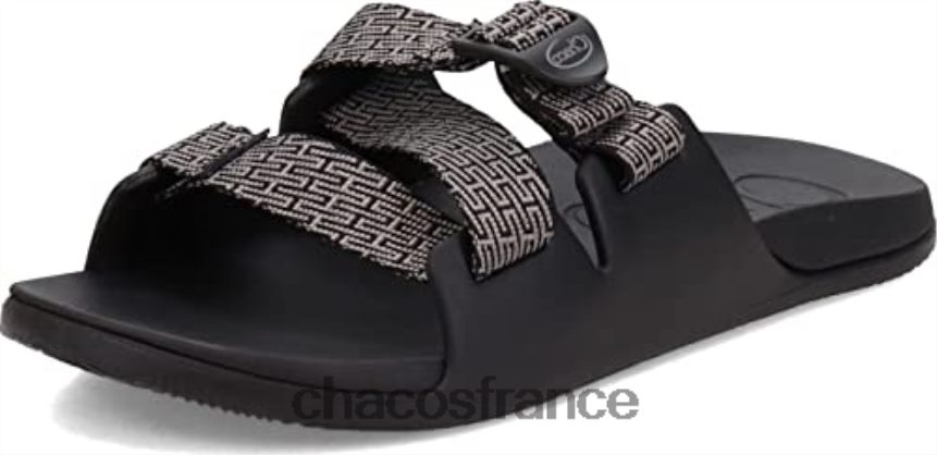 Chaco 4200P8291 Hommes chacos fret sandale à glissière chillos noire pour hommes frette noire