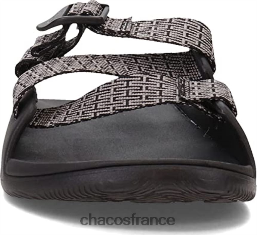 Chaco 4200P8291 Hommes chacos fret sandale à glissière chillos noire pour hommes frette noire