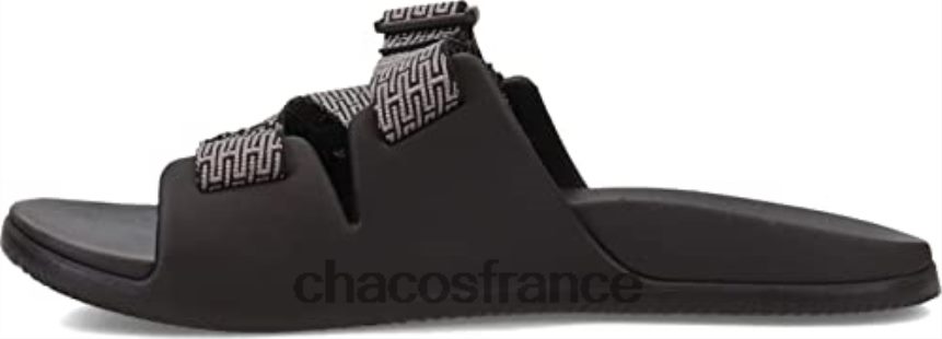 Chaco 4200P8291 Hommes chacos fret sandale à glissière chillos noire pour hommes frette noire