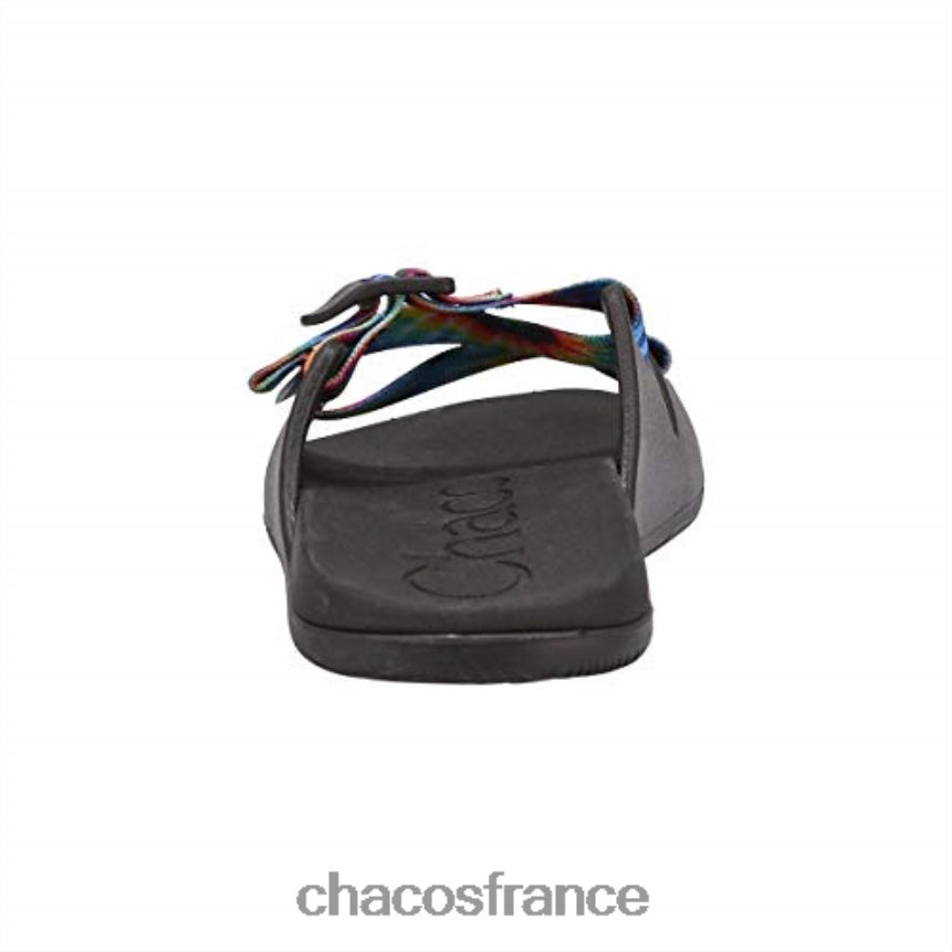 Chaco 4200P8392 Hommes chacos dark tie dye chillos slide sandale pour hommes
