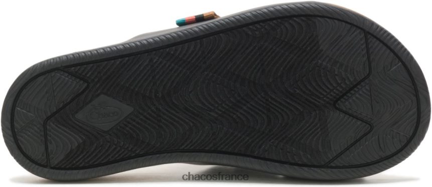 Chaco 4200P8149 Hommes chacos bouffants de randonnée rétro noirs pour hommes rétro noir