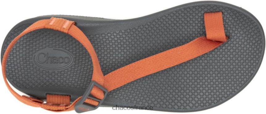 Chaco 4200P8142 Hommes chacos rouille orange bouffée de randonnée pour hommes rouille orange