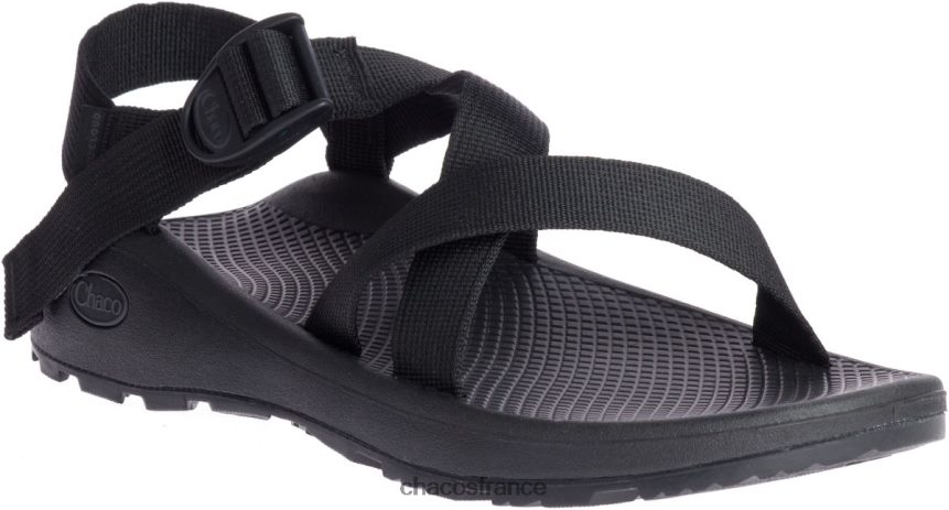Chaco 4200P8179 Hommes chacos solide noir hommes z/1 classique large largeur noir uni