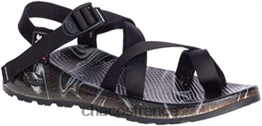 Chaco 4200P8459 Hommes ascend black print chacos z2 cloud pour hommes