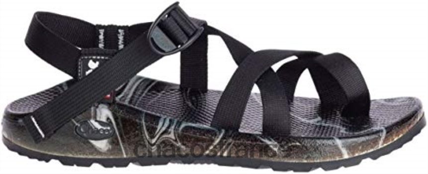 Chaco 4200P8459 Hommes ascend black print chacos z2 cloud pour hommes