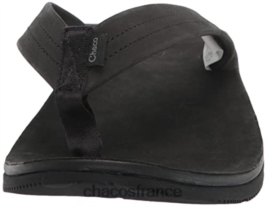 Chaco 4200P8399 Hommes tongs classiques en cuir pour hommes chacos noires