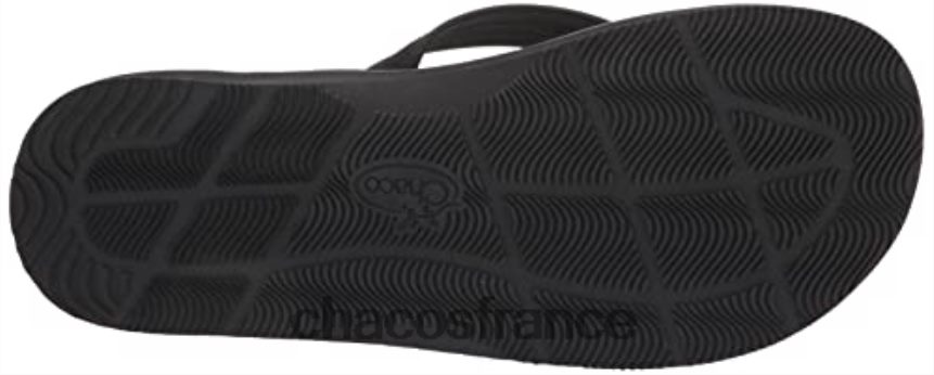 Chaco 4200P8399 Hommes tongs classiques en cuir pour hommes chacos noires